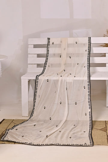 White Dupatta